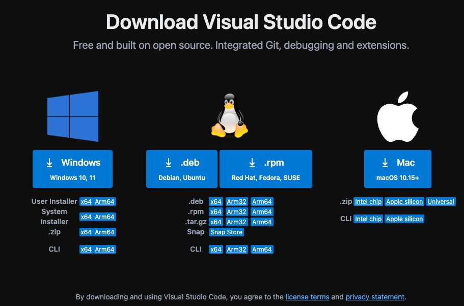 Download Visual Studio Code