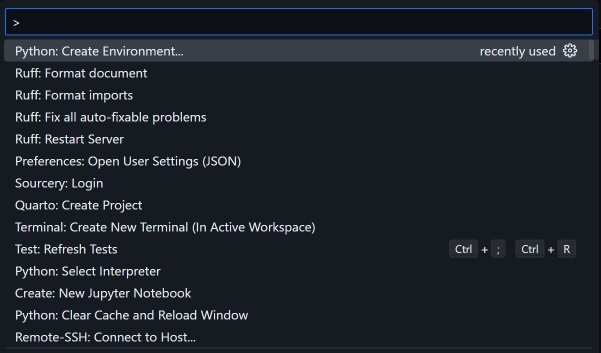 Creating a Virtual Environment