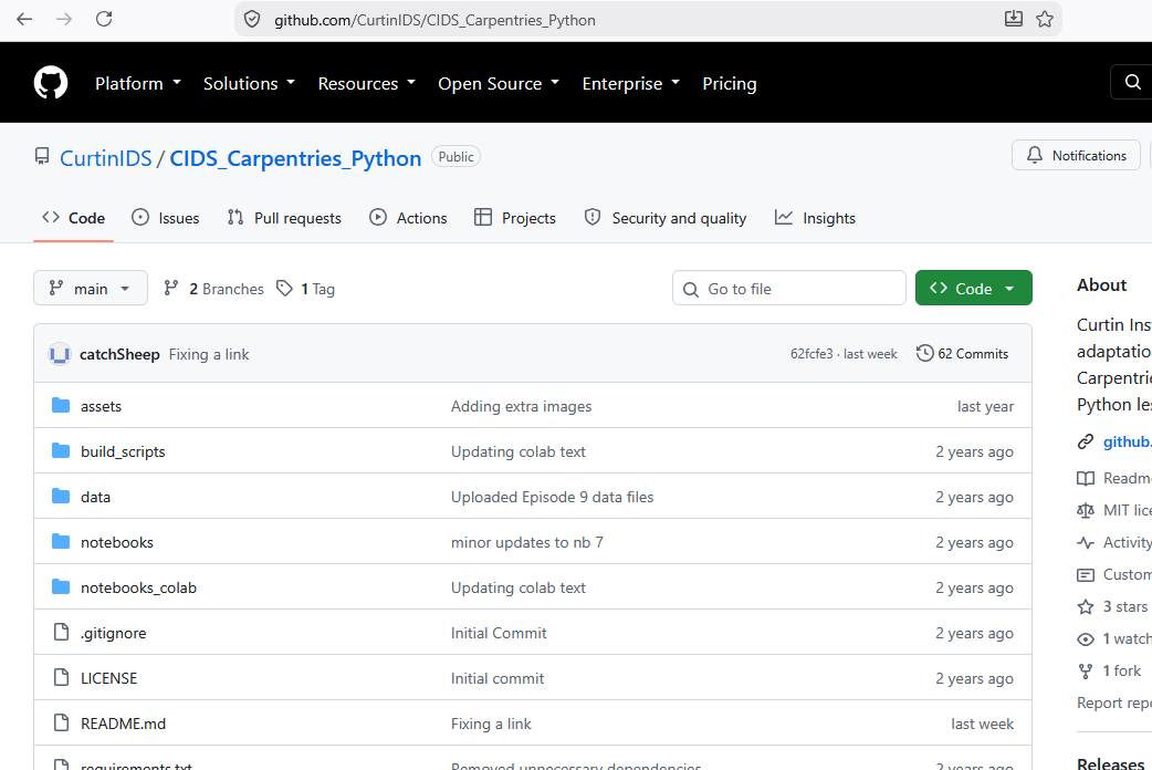 Download repo zip