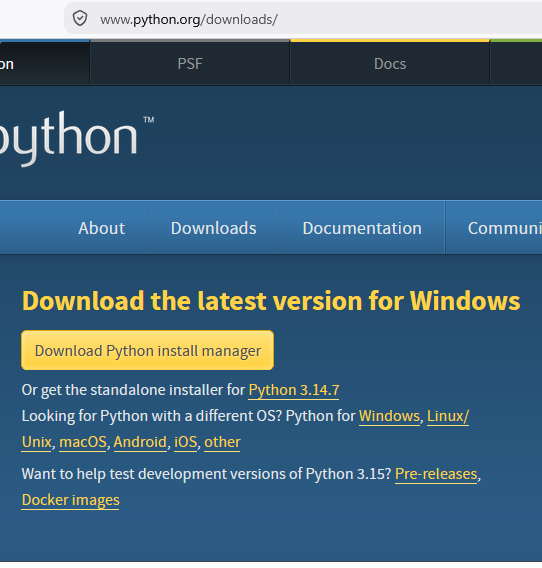 Download Python