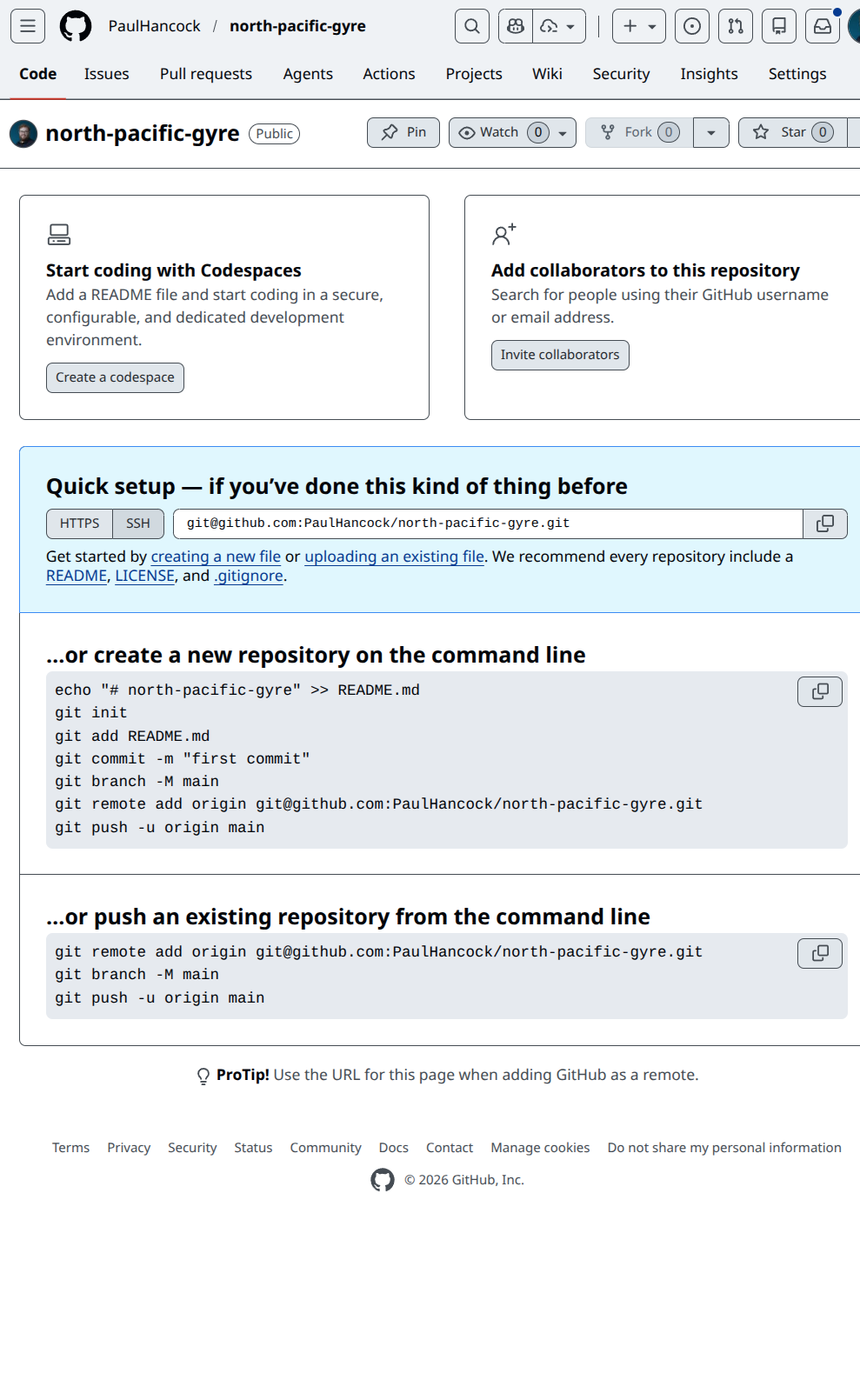 Creating a Repository on GitHub (Step 3)